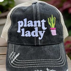 Katydid Plant Lady Trucker Hat